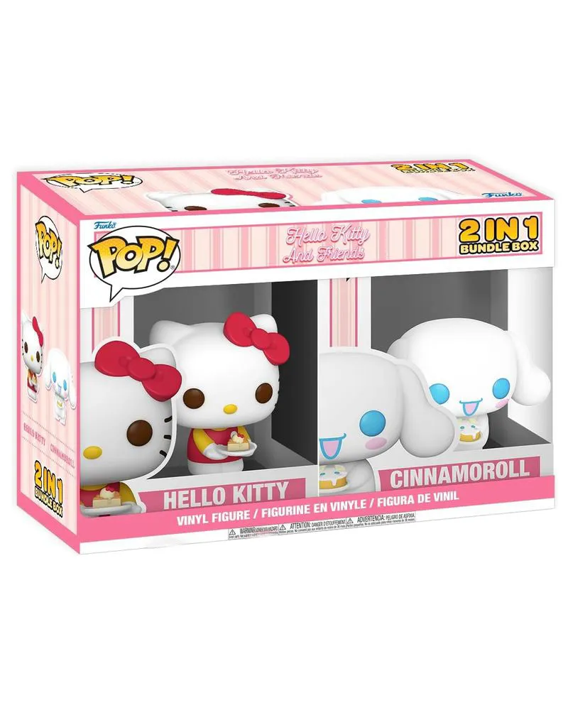 Bobble Figure Hello Kitty POP! - 2 Pack - Hello Kitty And Cinnamoroll 