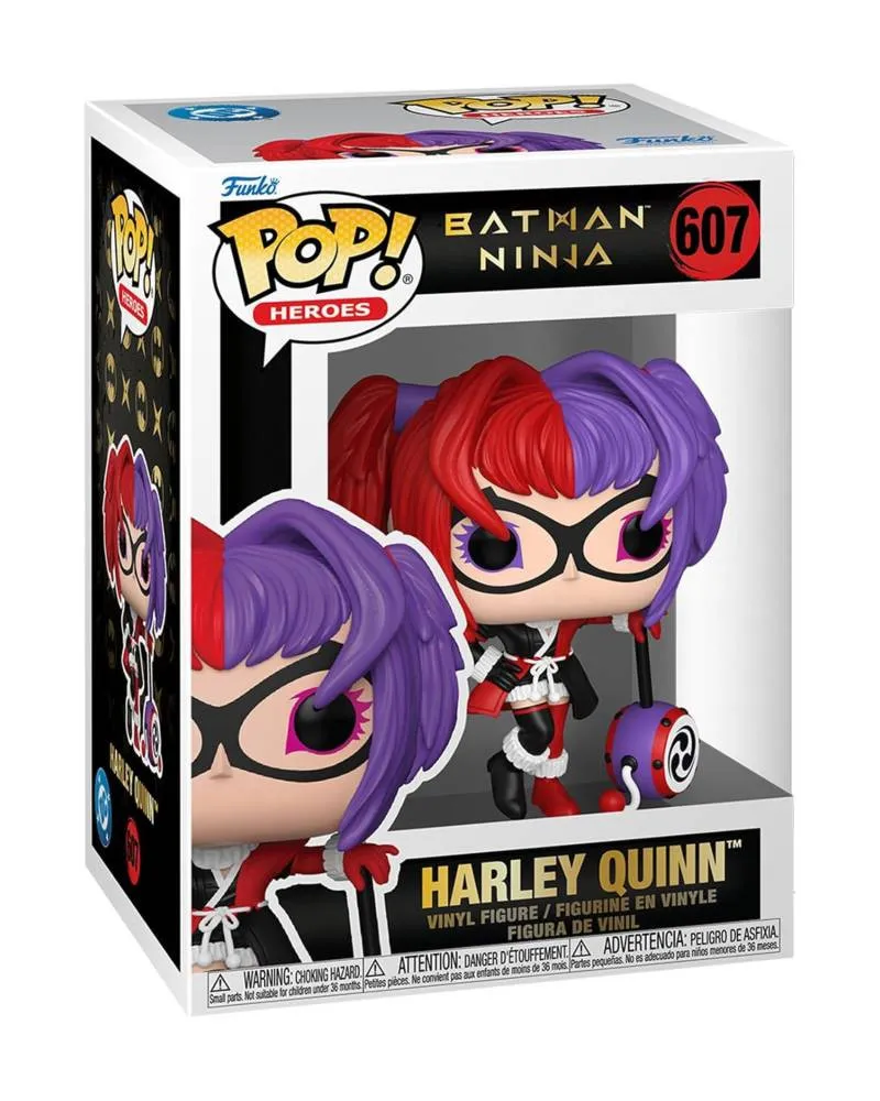 Bobble Figure Heroes - Batman Ninja POP! - Harley Quinn #607 