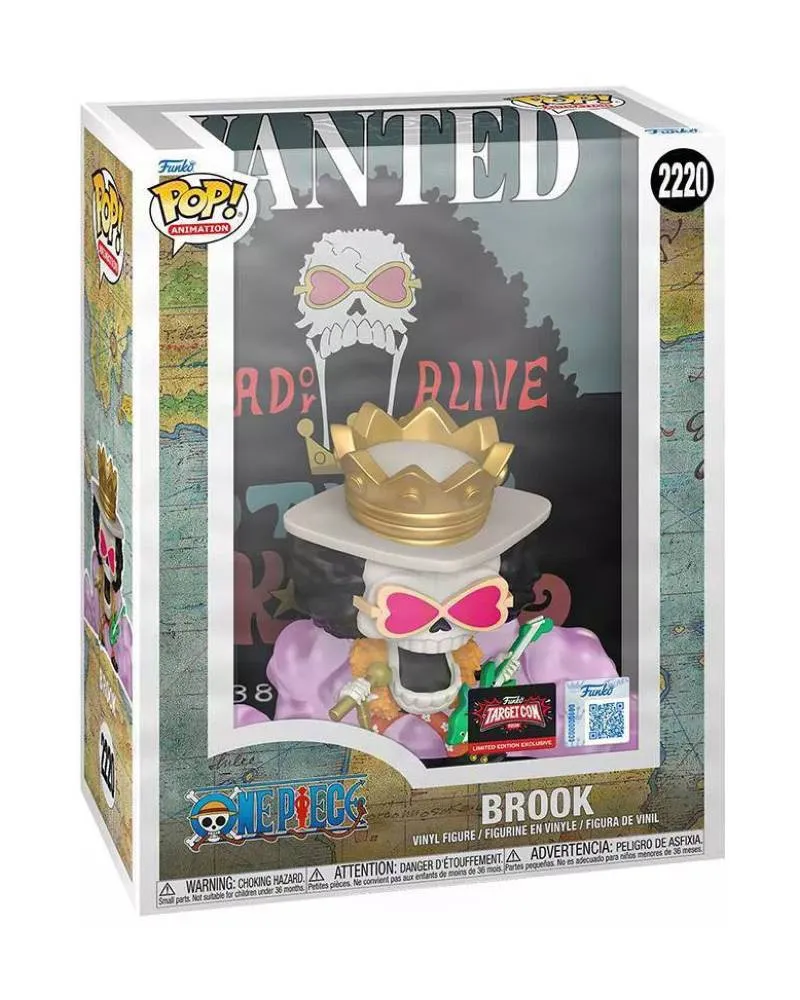 Bobble Figure Marvel - One Piece POP! Cover - Brook (Wanted Poster) #2220 