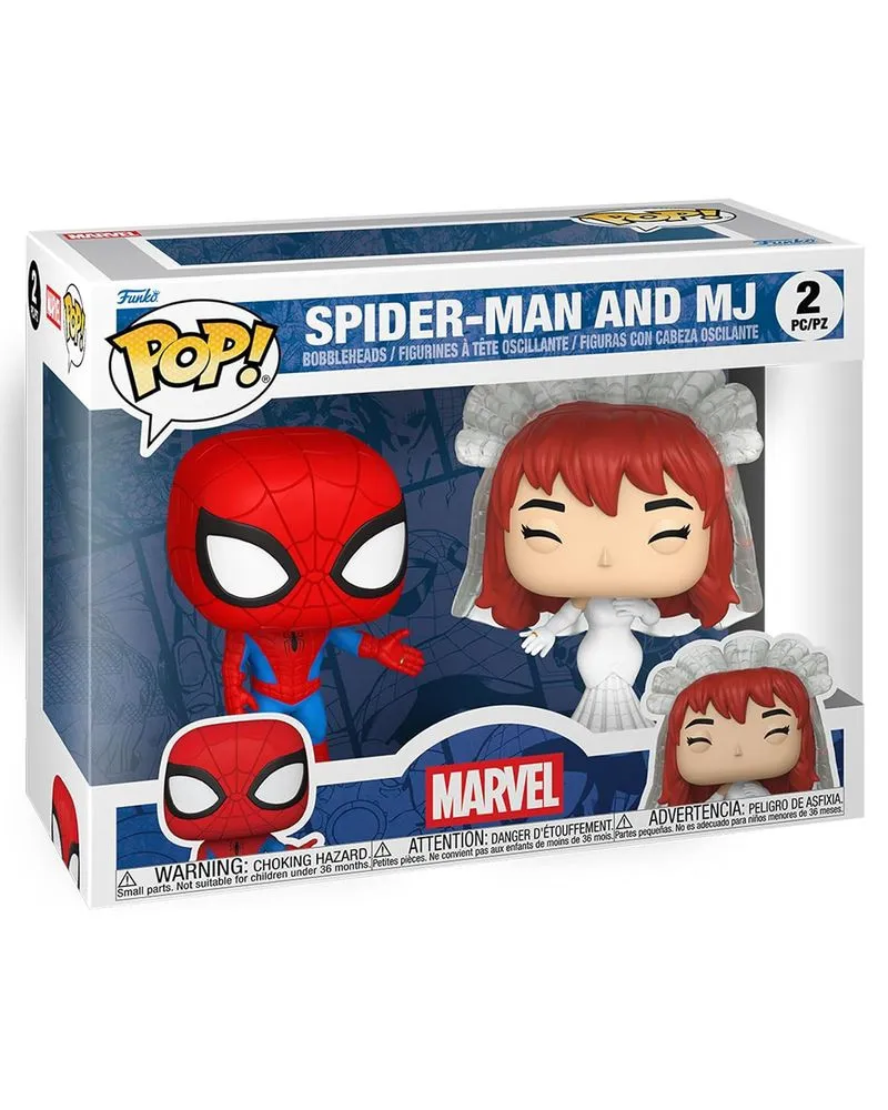 Bobble Figure Marvel - Spider-Man 2 Pack POP! - Spider-Man And MJ 