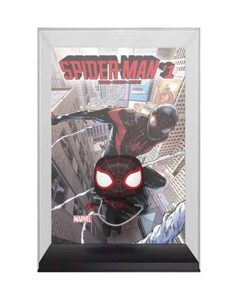 Bobble Figure Marvel - Spider-Man POP! Comic Covers - Vinyl Figure Spider-Man 2016 #1 