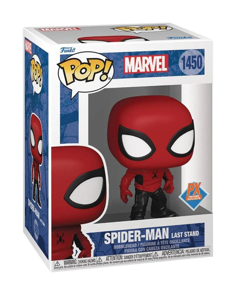 Bobble Figure Marvel - Spider-Man POP! - Spider-Man (Last Stand) #1450 