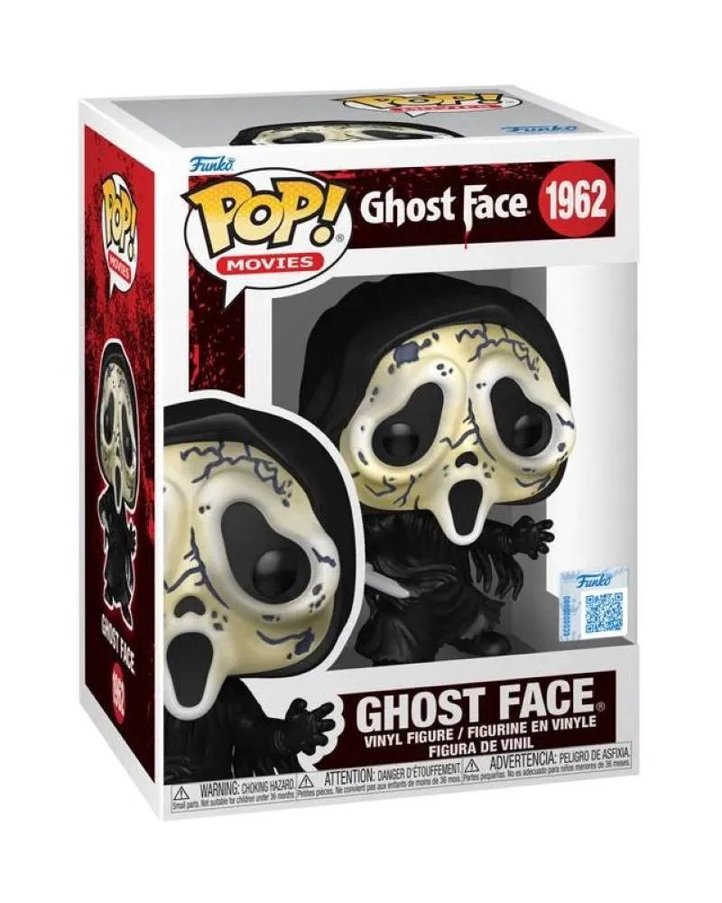 Bobble Figure Movies - Ghost Face POP! - Ghost Face (Distressed Mask) #1962 