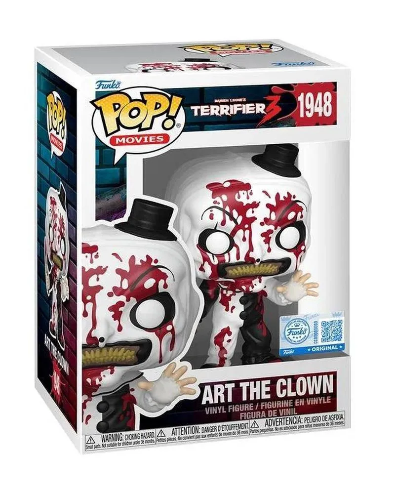Bobble Figure Movies - Terrifier POP! - Art the Clown (Bloody) #1948 