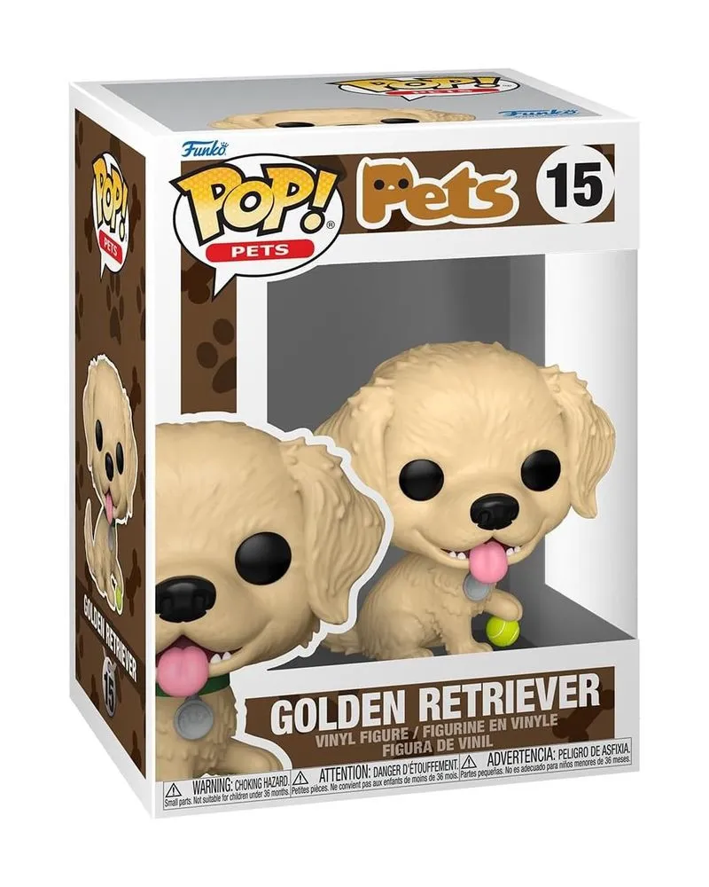 Bobble Figure Pets - Pets POP! - Golden Retriever #15 