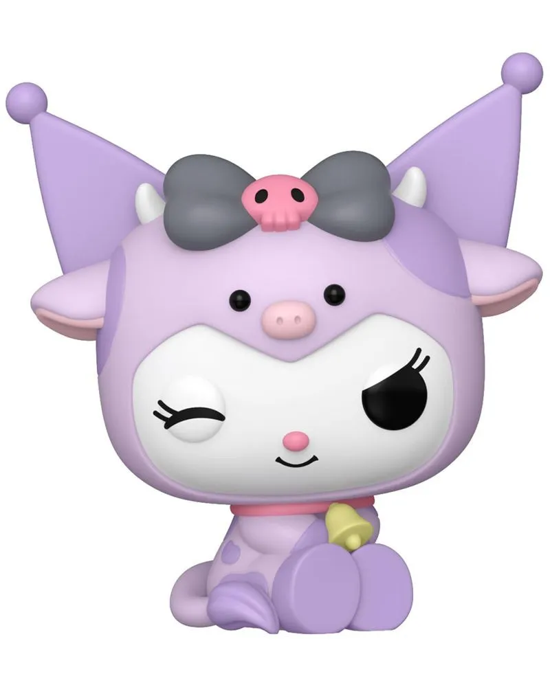 Bobble Figure Sanrio - Kuromi POP! - Kuromi (Cow Cosplay) #138 