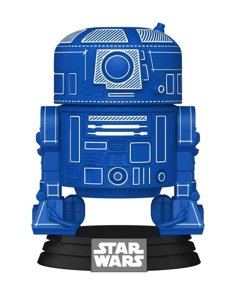 Bobble Figure Star Wars POP! - R2-D2 (Blueprint) #798 