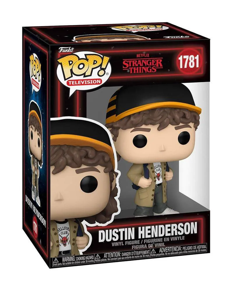 Bobble Figure Television - Stranger Things POP! - Dustin Henderson #1781 