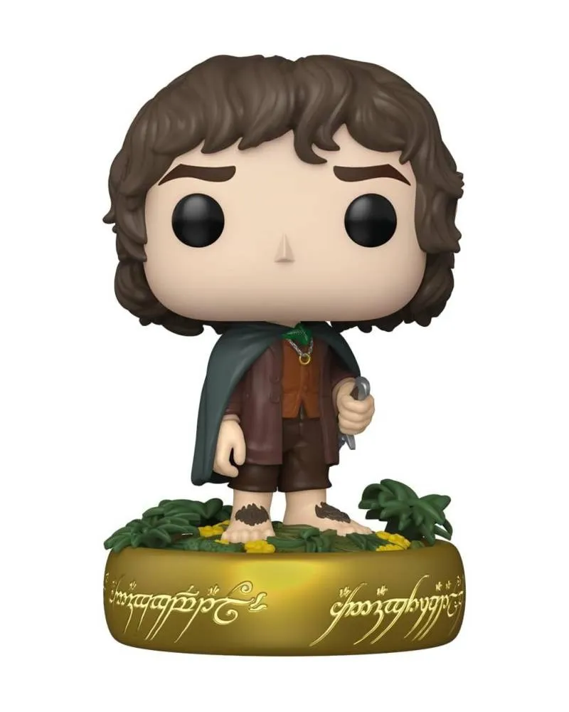 Bobble Figure Movies - The Lord of the Rings POP! - Frodo Baggins On Ring #1832 