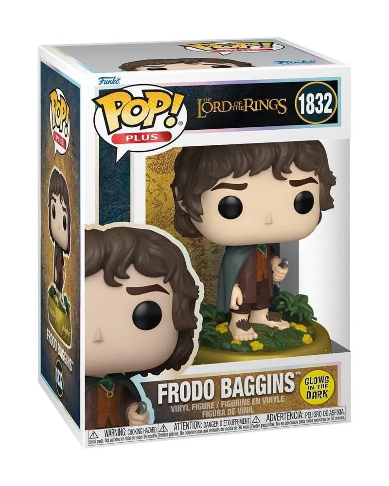 Bobble Figure Movies - The Lord of the Rings POP! - Frodo Baggins On Ring #1832 