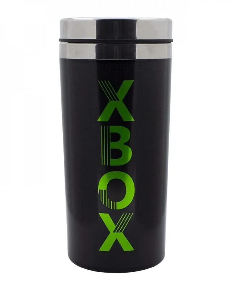 Putna čaša Paladone XBOX Logo - Metal Travel Mug 