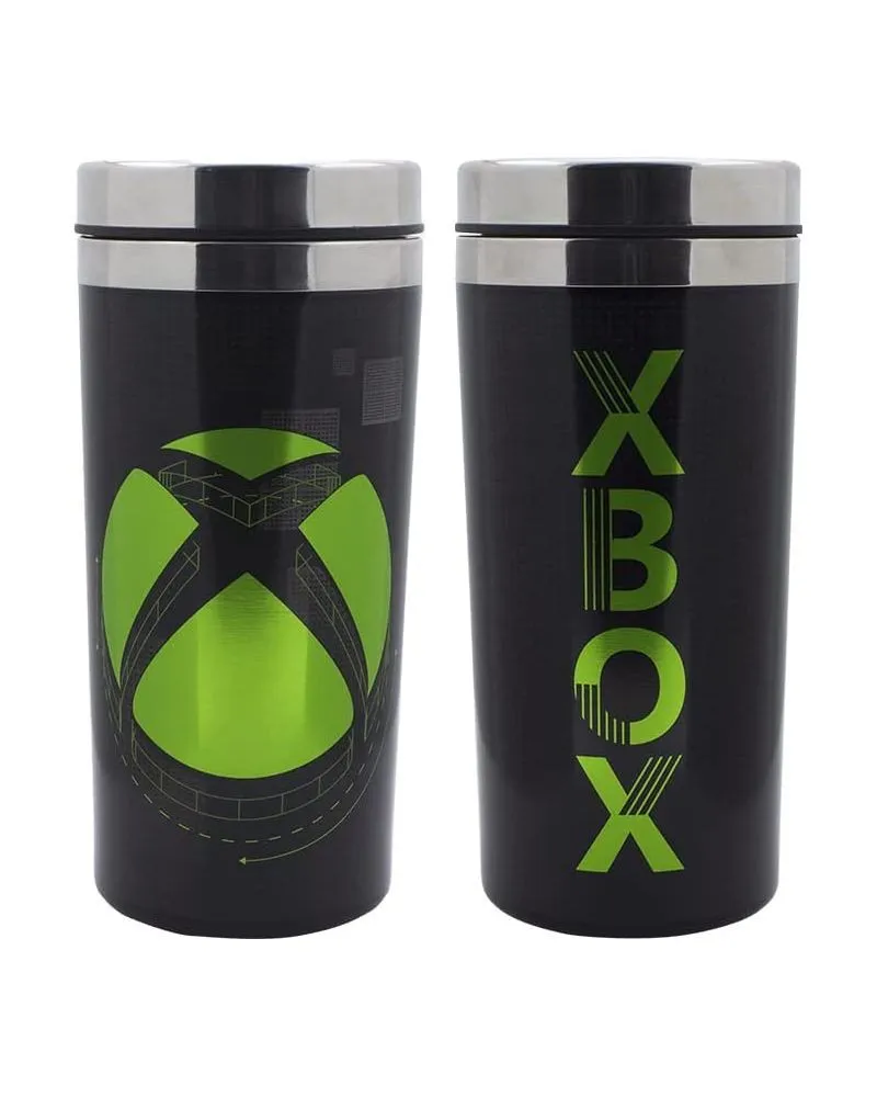 Putna čaša Paladone XBOX Logo - Metal Travel Mug 