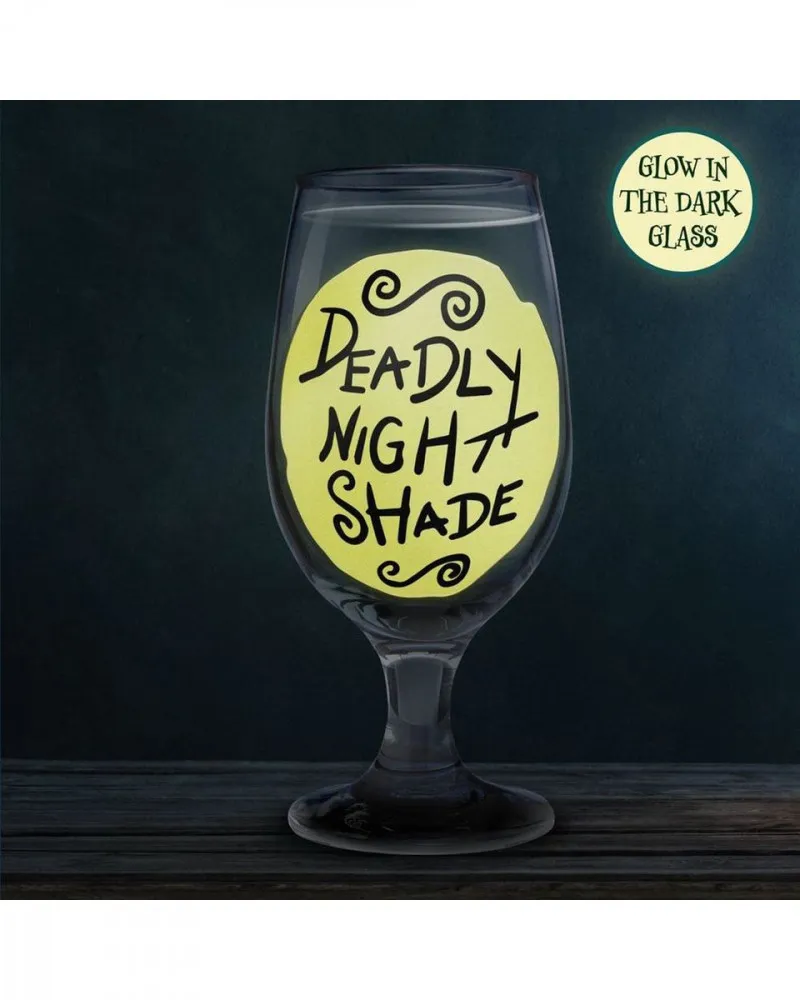 Čaša The Nightmare Before Christmas - Deadly Night Shade - Glow in the Dark Glass 