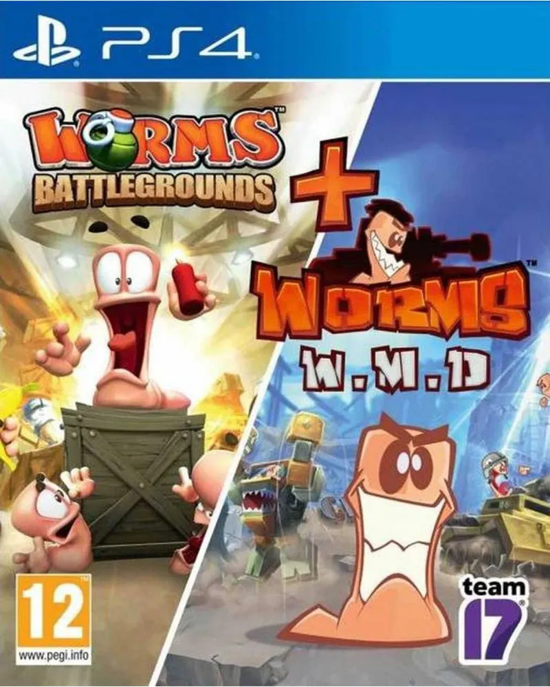 PS4 Worms Battlegrounds + Worms W.M.D. 