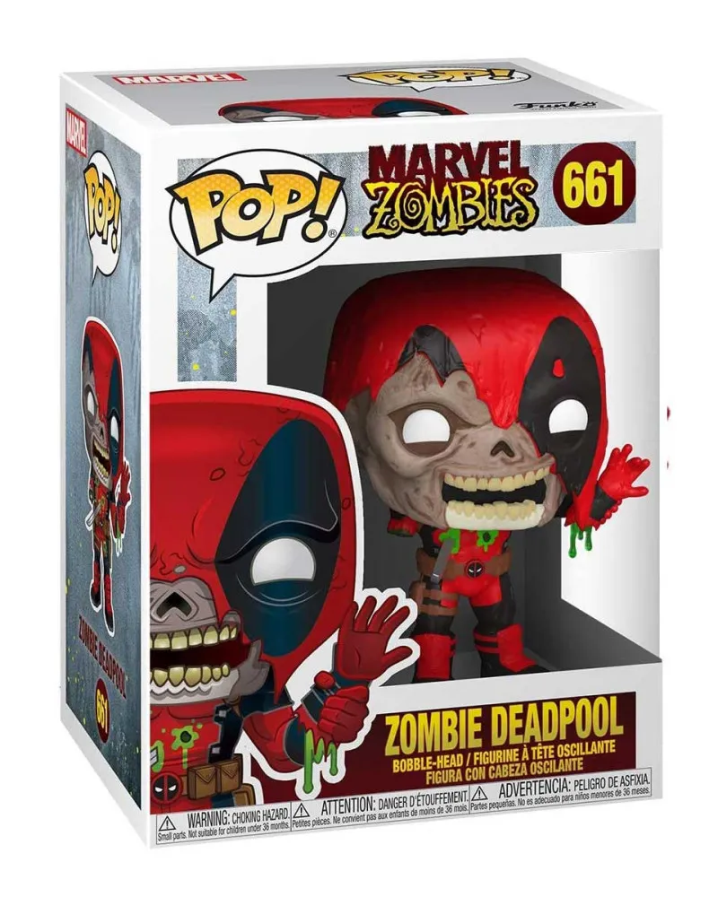 Bobble Figure Marvel - Zombies POP! - Zombie Deadpool 