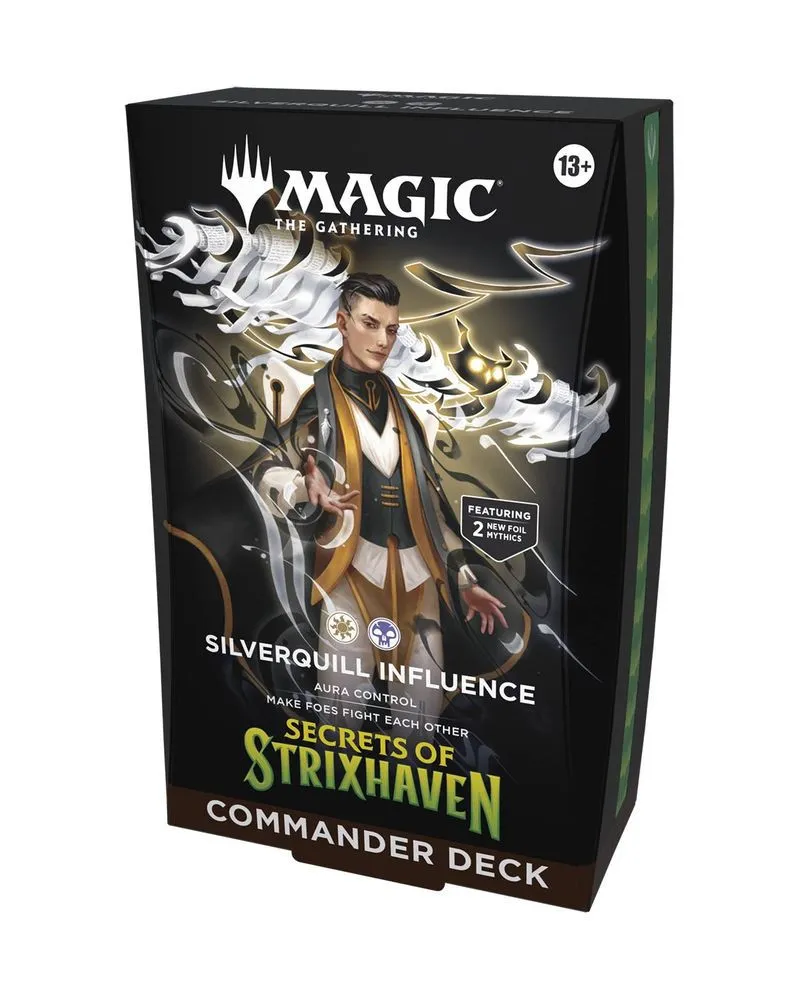 Društvena igra - Magic the Gathering - TCG Secrets of Strixhaven - Commander Deck - Silverquill Influence 