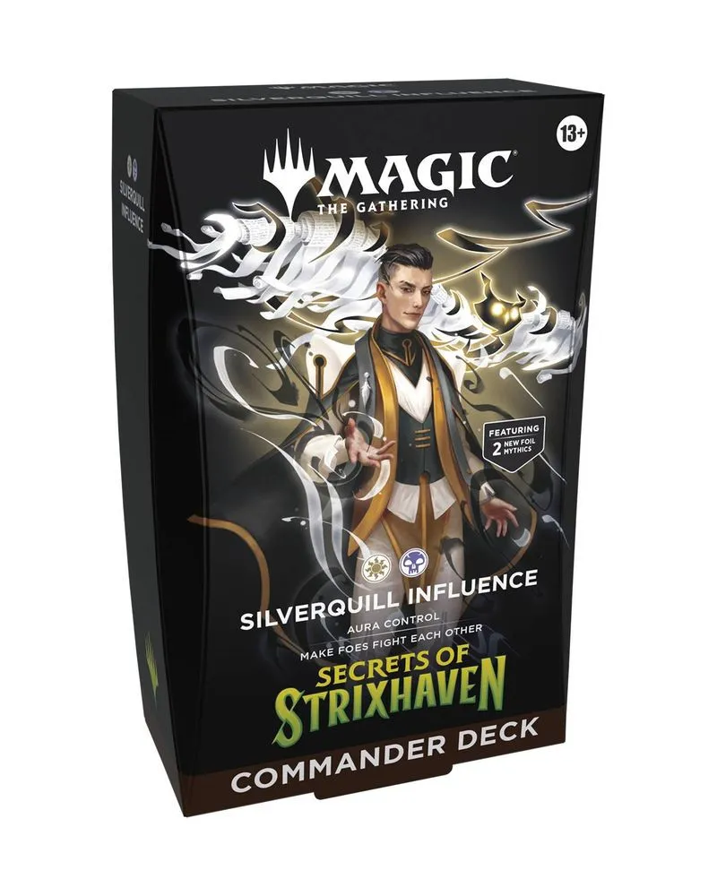 Društvena igra - Magic the Gathering - TCG Secrets of Strixhaven - Commander Deck - Silverquill Influence 