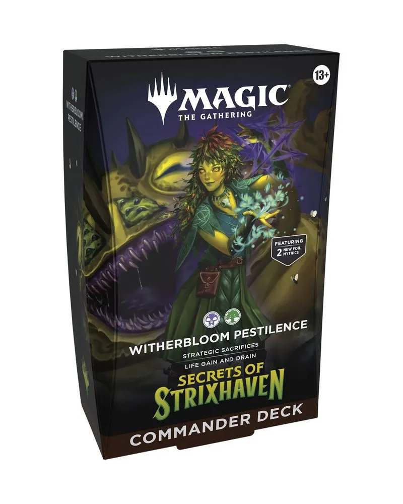 Društvena igra - Magic the Gathering - TCG Secrets of Strixhaven - Commander Deck - Witherbloom Pestilence 