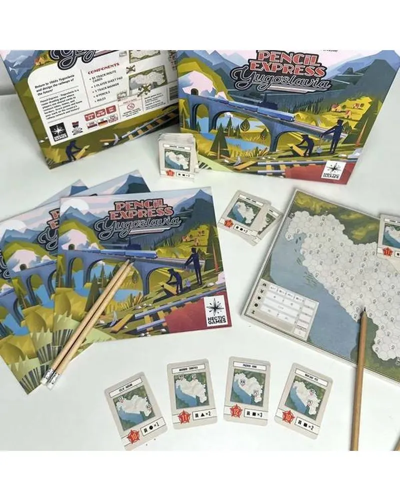 Društvena igra Pencil Express - Yugoslavia 