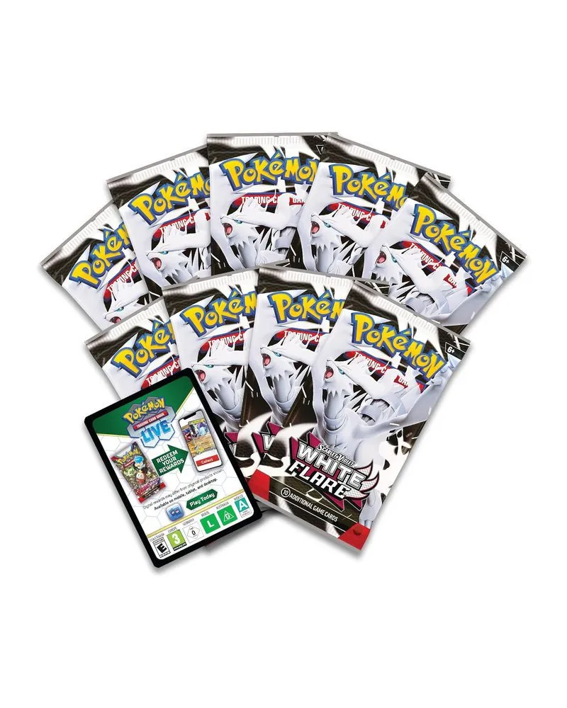Društvena igra - Pokemon - TCG Scarlet & Violet - White Flare Elite Trainer Box Reshiram Pokemon Box Set 