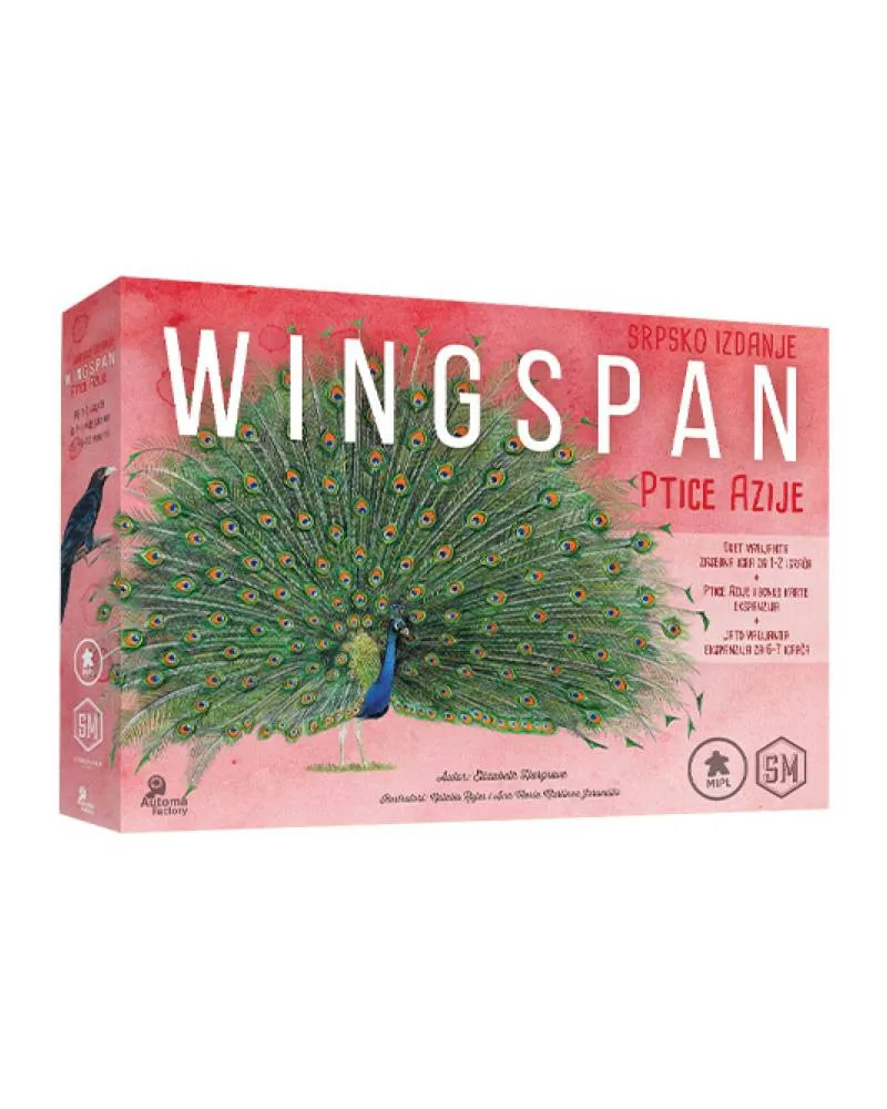 Društvena igra Wingspan - Ptice Azije 