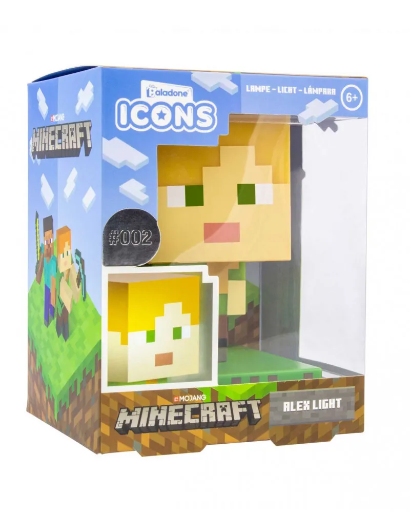 Lampa Paladone Minecraft - Alex Icon Light 