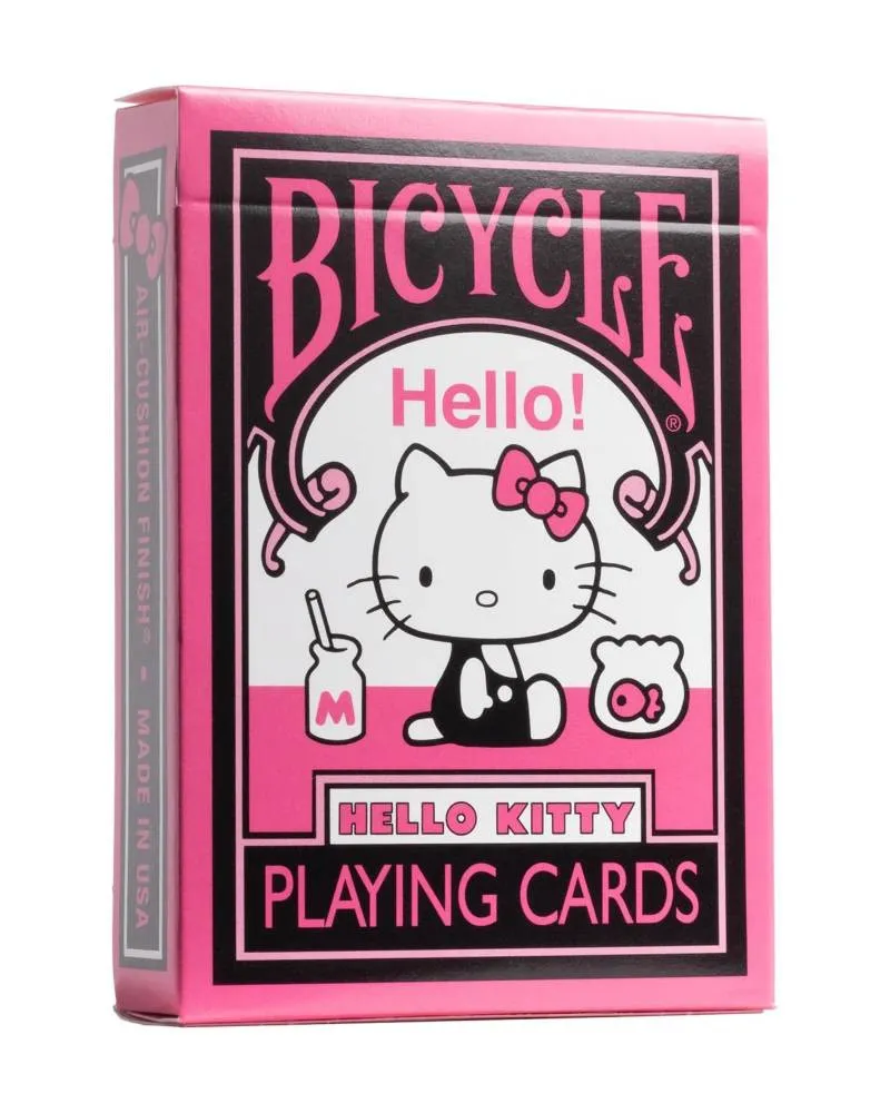 Karte Bicycle - Hello Kitty Black And Pink - Playing Cards 
