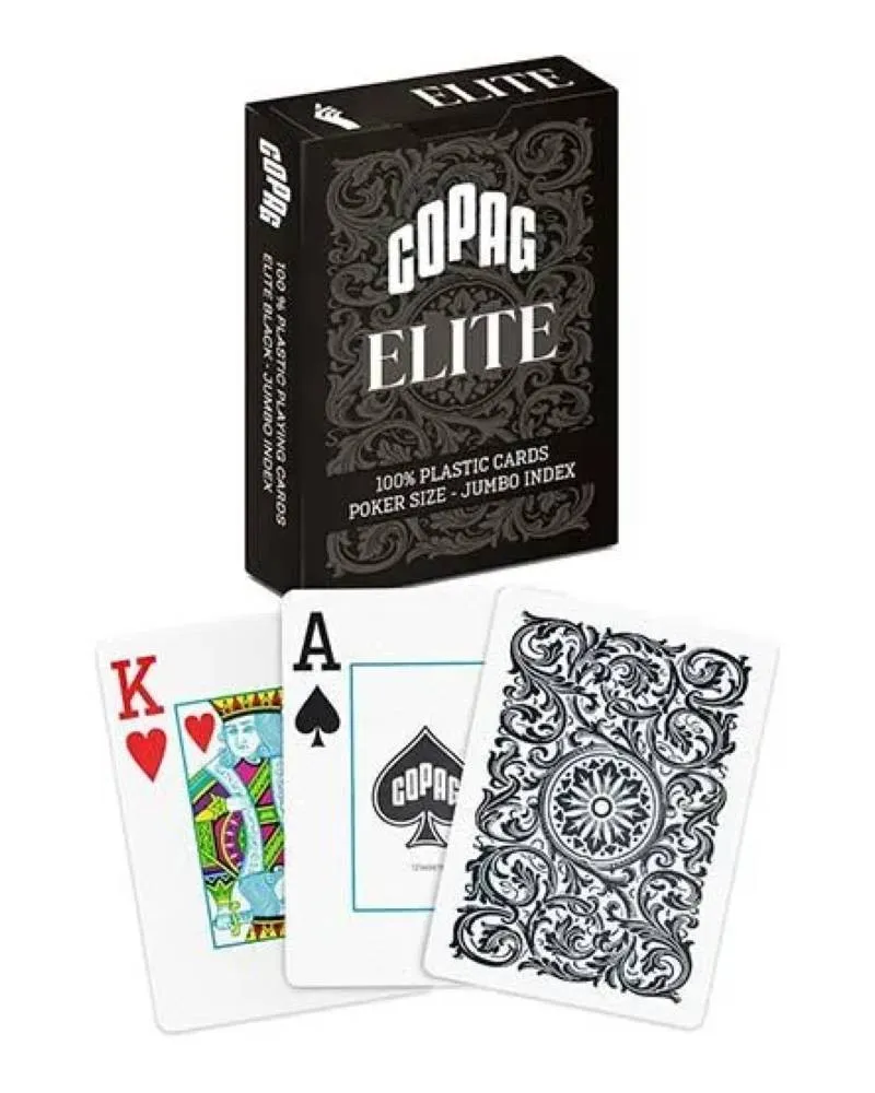 Karte Copag - Elite - Jumbo - Black 