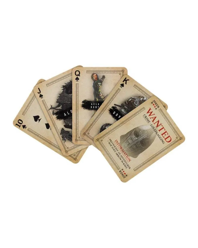 Karte Fanattik - Elder Scrolls - Skyrim Playing Cards 