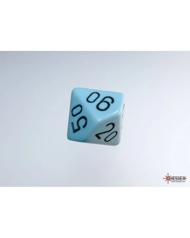 Kockice Chessex - Opaque - Polyhedral - Pastel Blue-Black (7) 