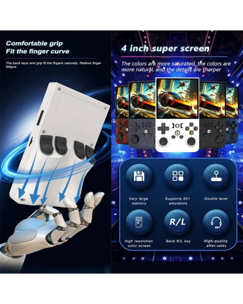 Konzola Retro R36 Max Console - White 