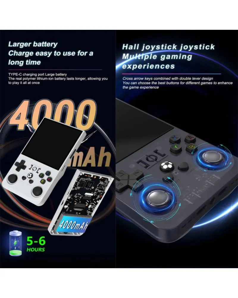 Konzola Retro R36 Max Console - White 