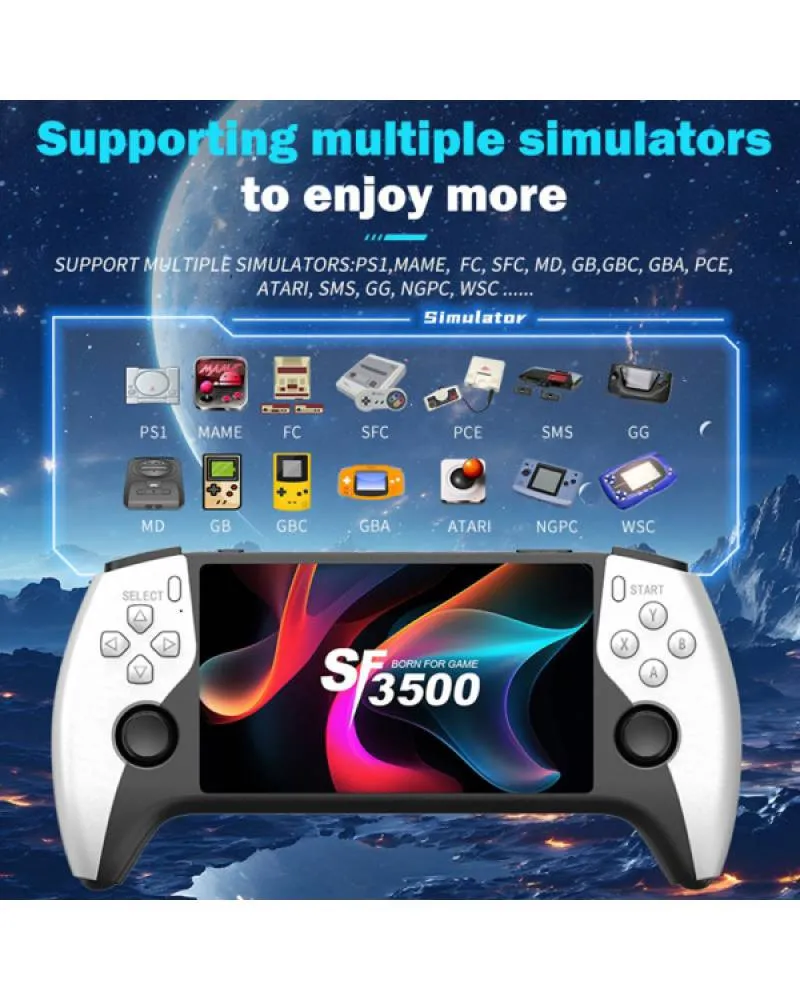 Konzola Retro SF3500 Max Console - Black/White 