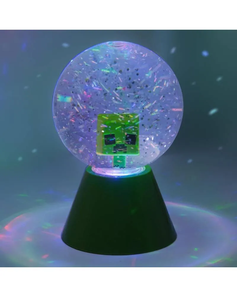 Lampa Snow Globe Paladone - Minecraft LED Glitter Ball 