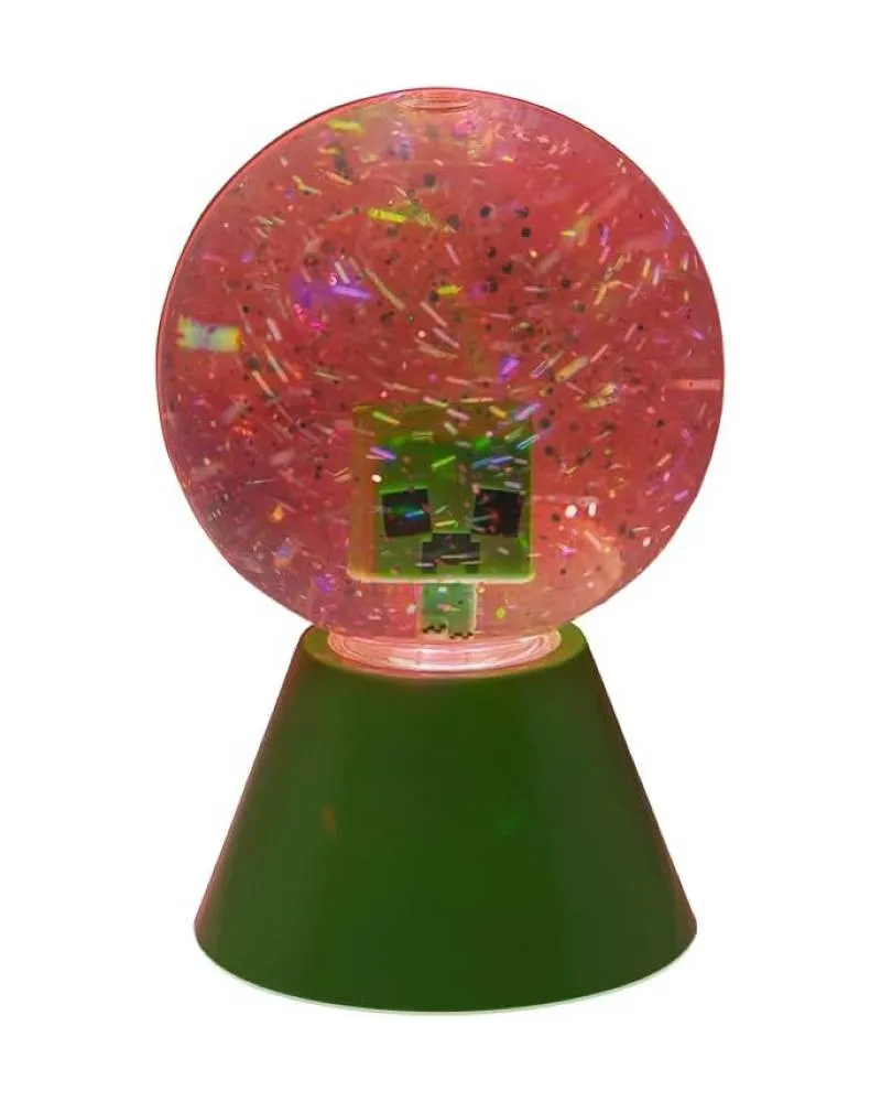 Lampa Snow Globe Paladone - Minecraft LED Glitter Ball 
