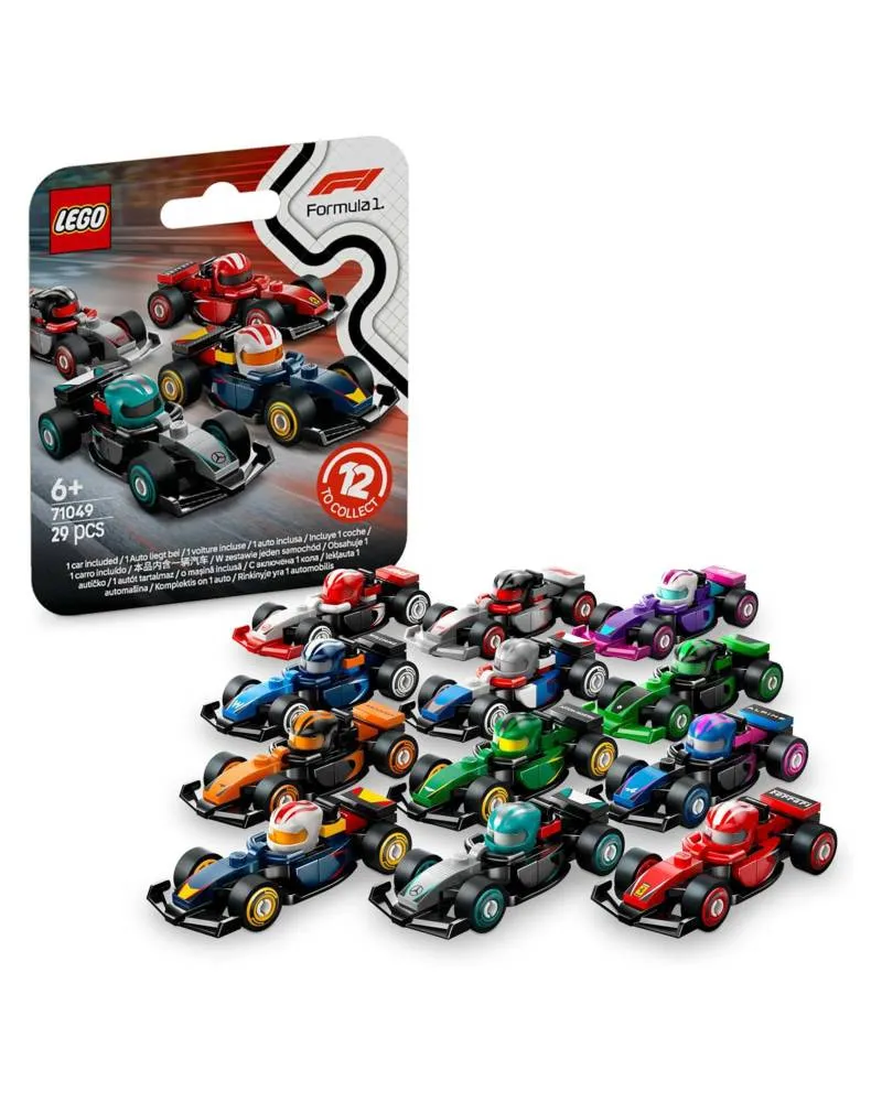 LEGO F1 Mini Figures - Collectible Race Cars 