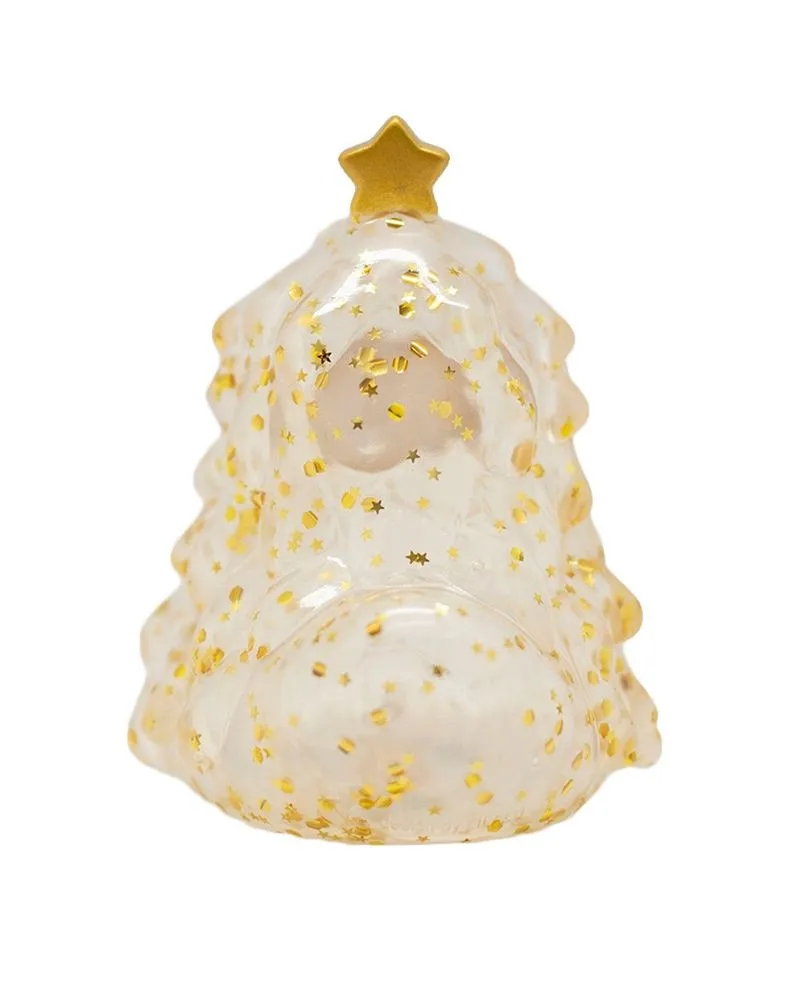 Lilalu Patkica - Gold Christmas Tree - Rubber Duck 