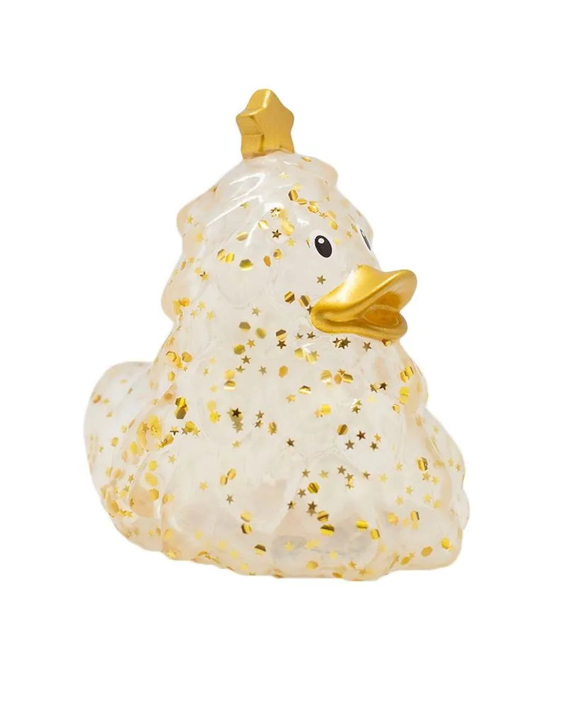 Lilalu Patkica - Gold Christmas Tree - Rubber Duck 
