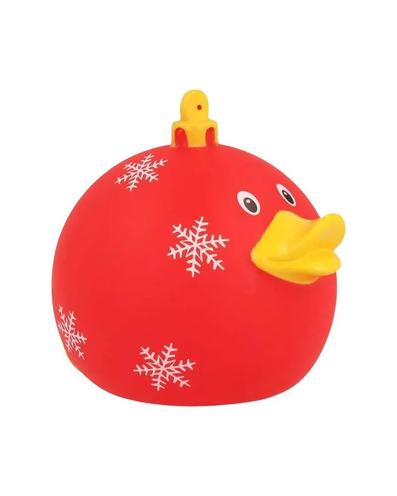Lilalu Patkica - Red Christmas Ball - Rubber Duck 