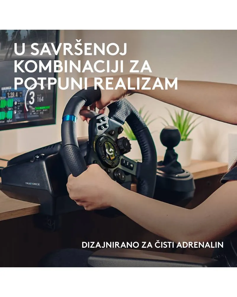 Volan Logitech G923 Trueforce Racing Wheel + Shifter 