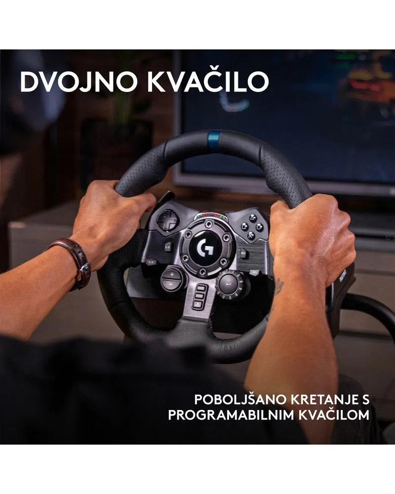 Logitech G923 Trueforce Racing Wheel Volan 