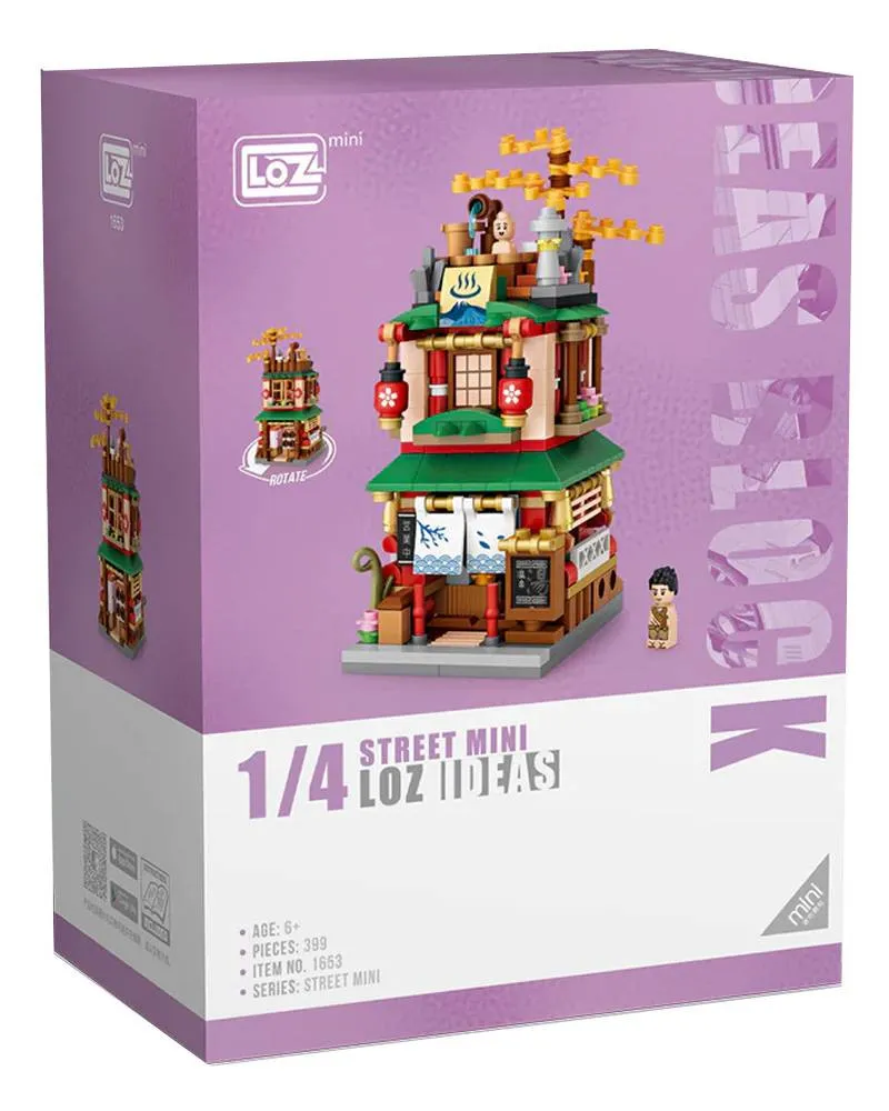 LOZ Micro Block - Onsen House 