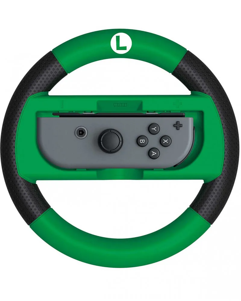 Nintendo Switch HORI Deluxe Wheel Attachment - Mario Kart 8 Deluxe - Luigi 