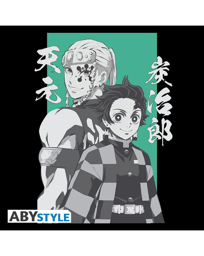 Majica AbyStyle Demon Slayer - Tanjiro & Tengen - L 