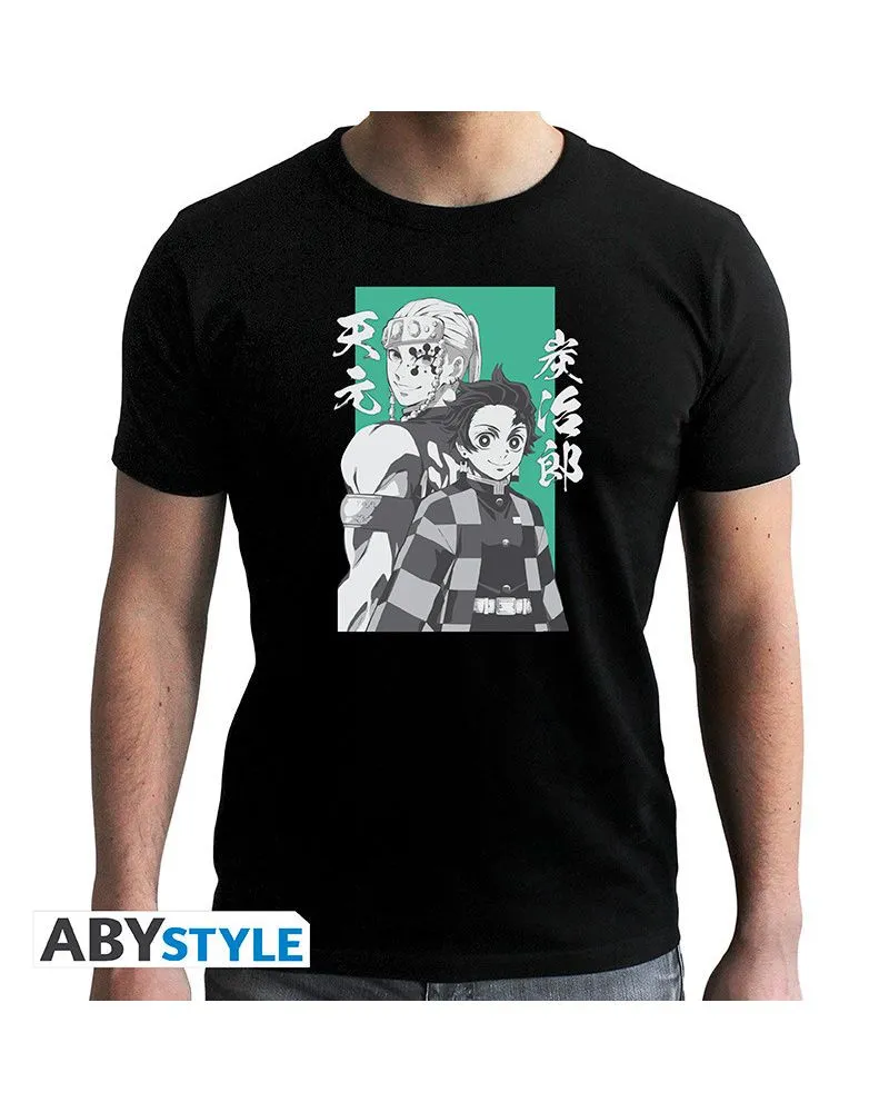 Majica AbyStyle Demon Slayer - Tanjiro & Tengen - L 
