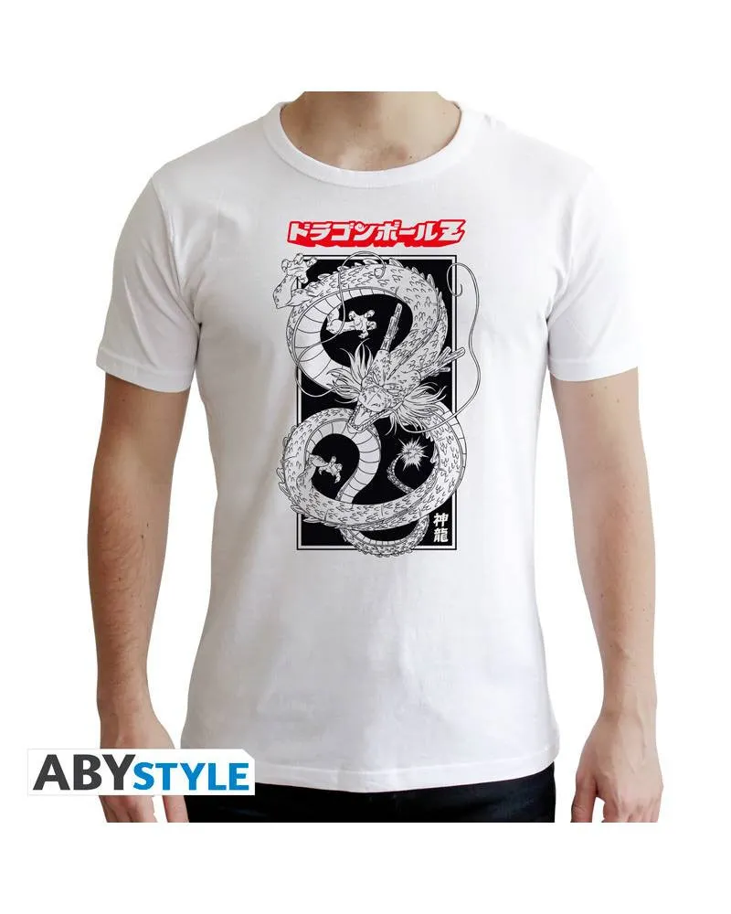 Majica AbyStyle Dragon Ball Z - Shenron N&B - L 