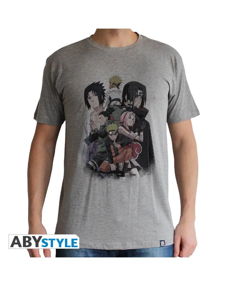 Majica AbyStyle Naruto - Naruto Group - Dark Grey - XXL 