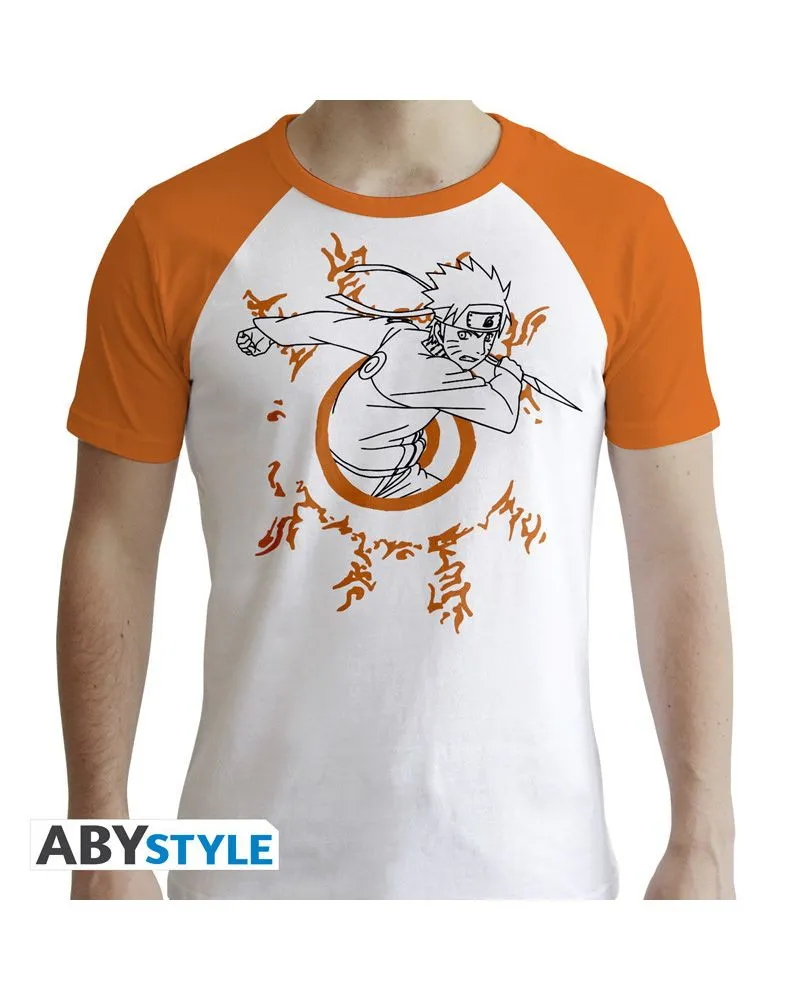 Majica AbyStyle Naruto Shippuden - Naruto White & Orange - XL 