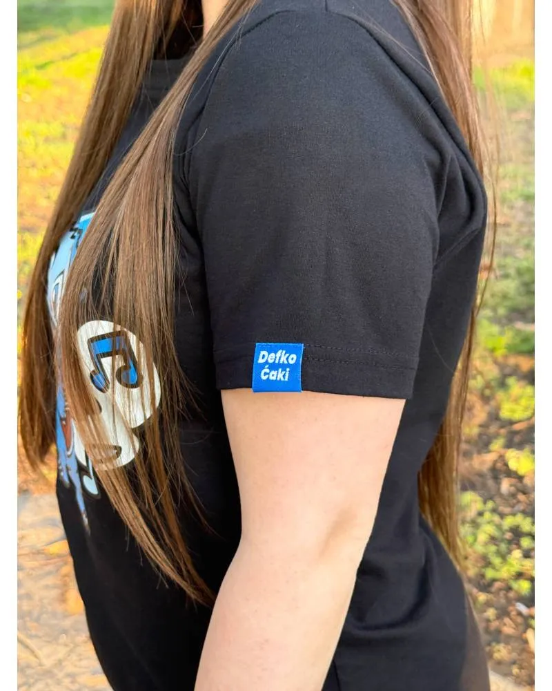 Majica Muzički Ćaki Black - Novke i Šmigićka - 12 