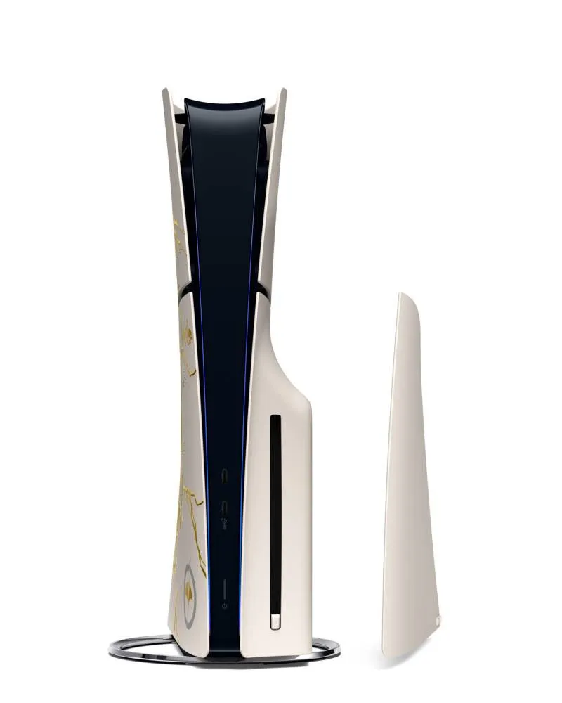 Maska za Playstation 5 Slim Konzolu - Ghost of Yotei - Gold Limited Edition 